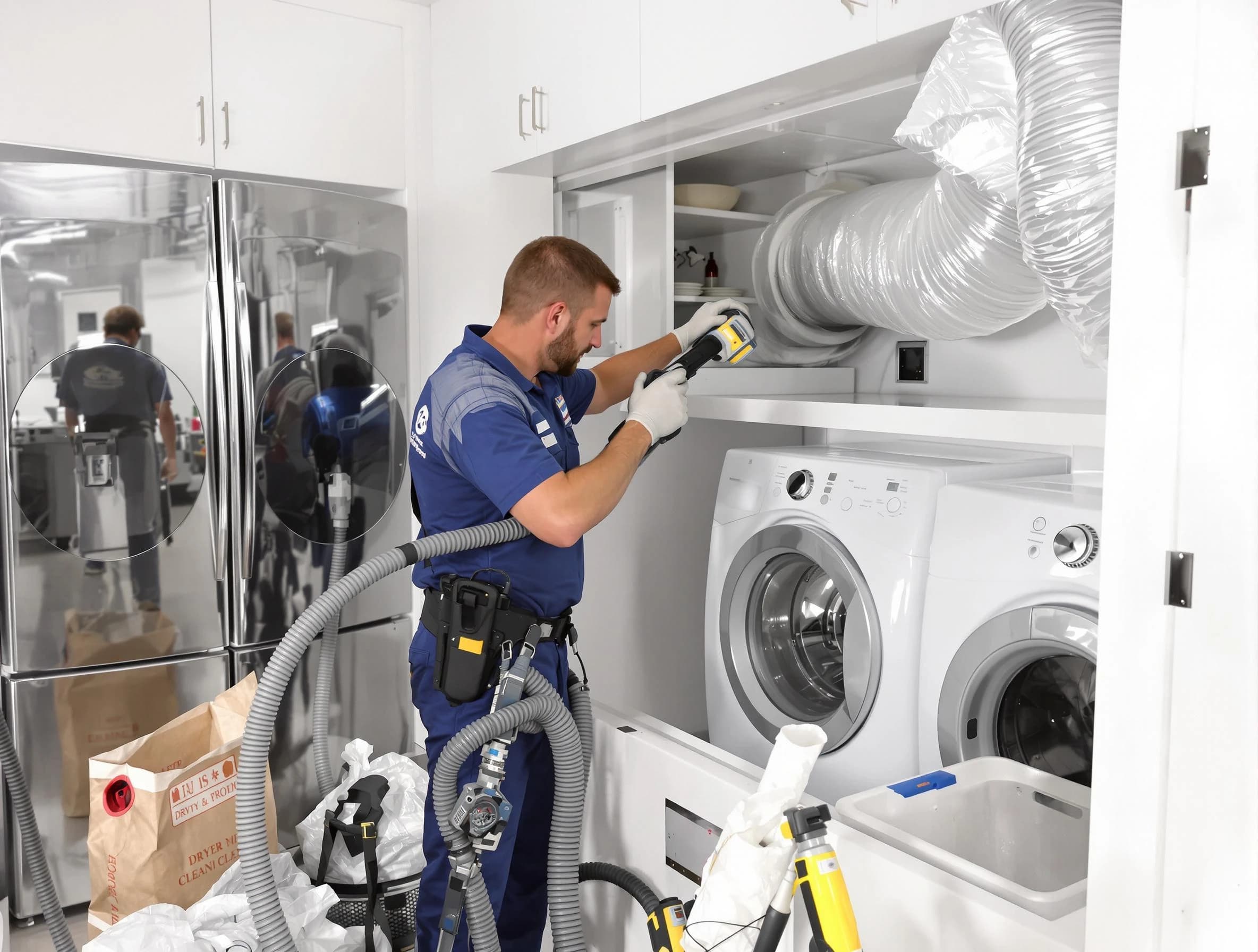 Professional duct cleaning by Holly Springs Dryer Vent Cleaning in Holly Springs