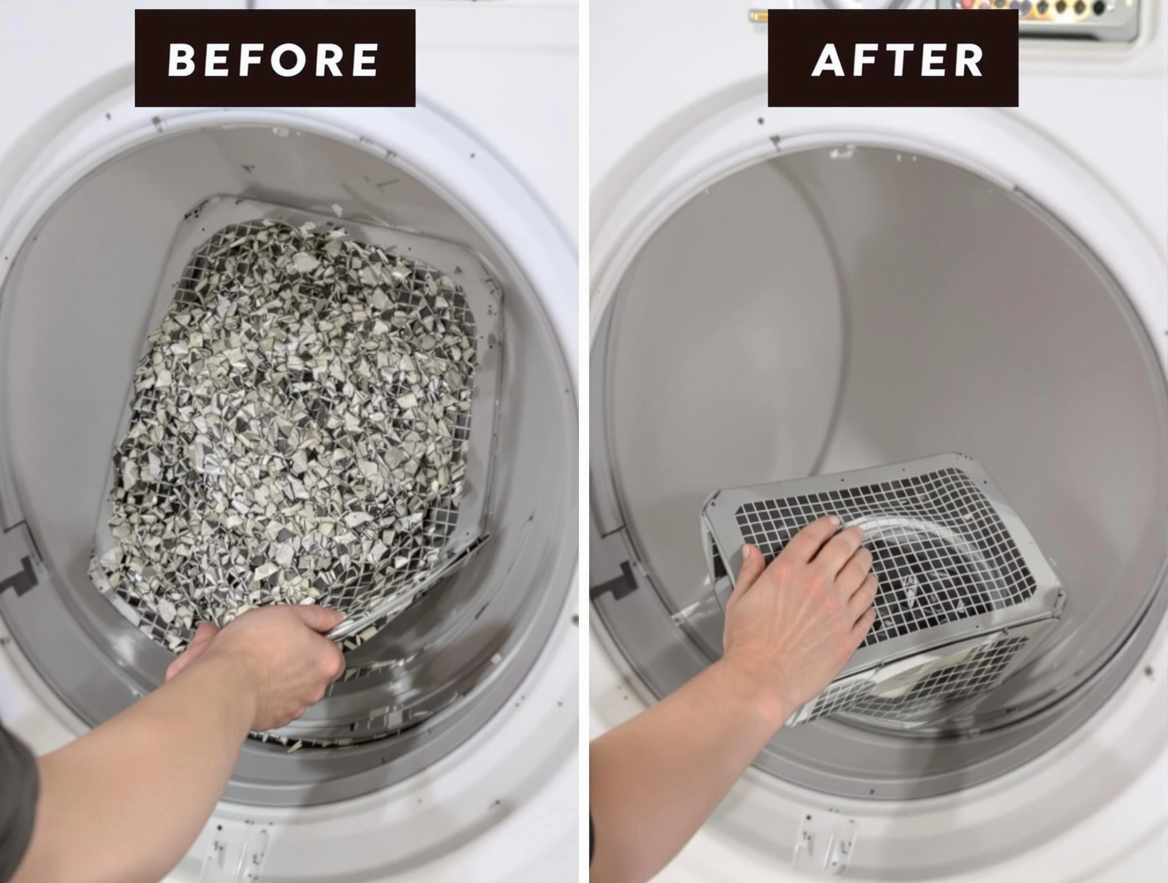 Professional lint trap cleaning by Holly Springs Dryer Vent Cleaning in Holly Springs