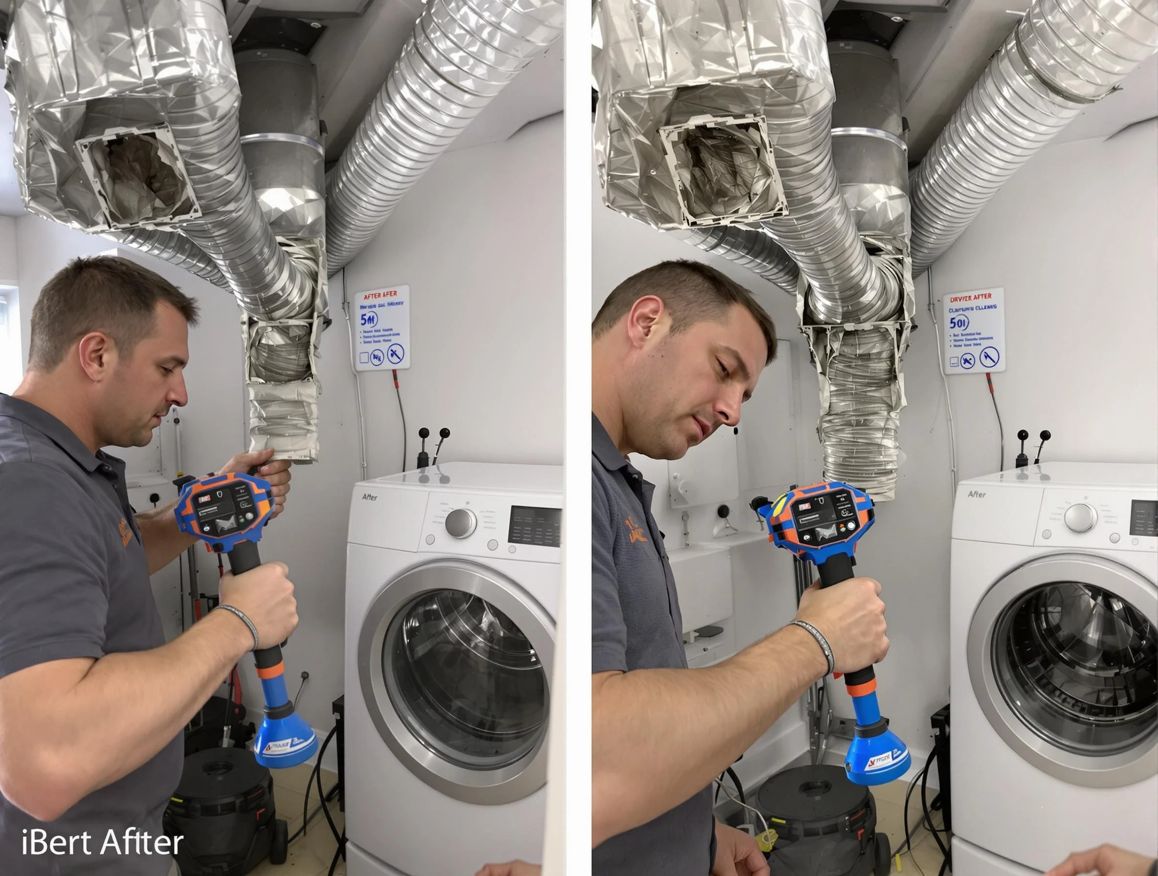 Professional clogged vent cleaning by Holly Springs Dryer Vent Cleaning in Holly Springs