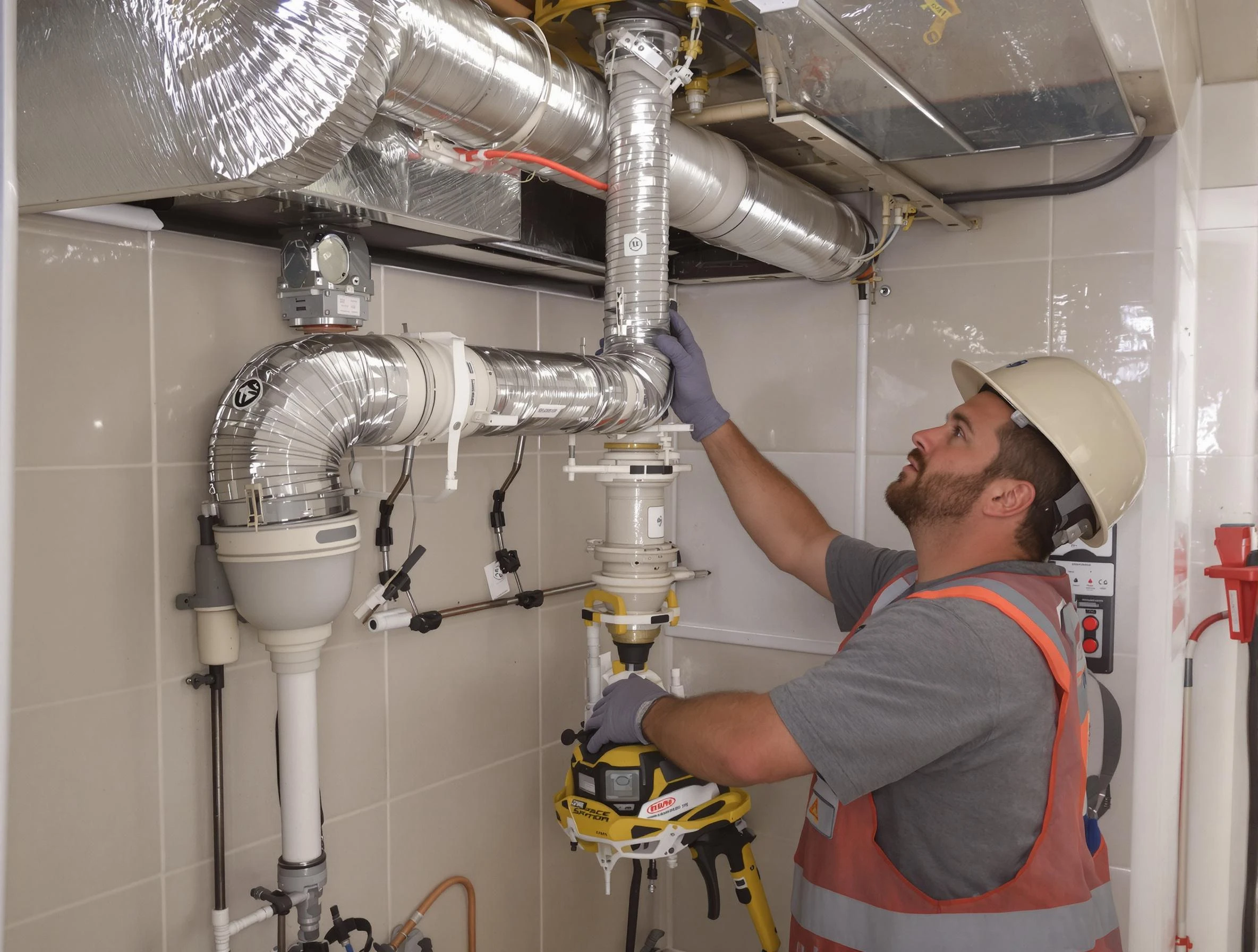 Holly Springs Dryer Vent Cleaning expert performing professional dryer vent repair and installation in Holly Springs