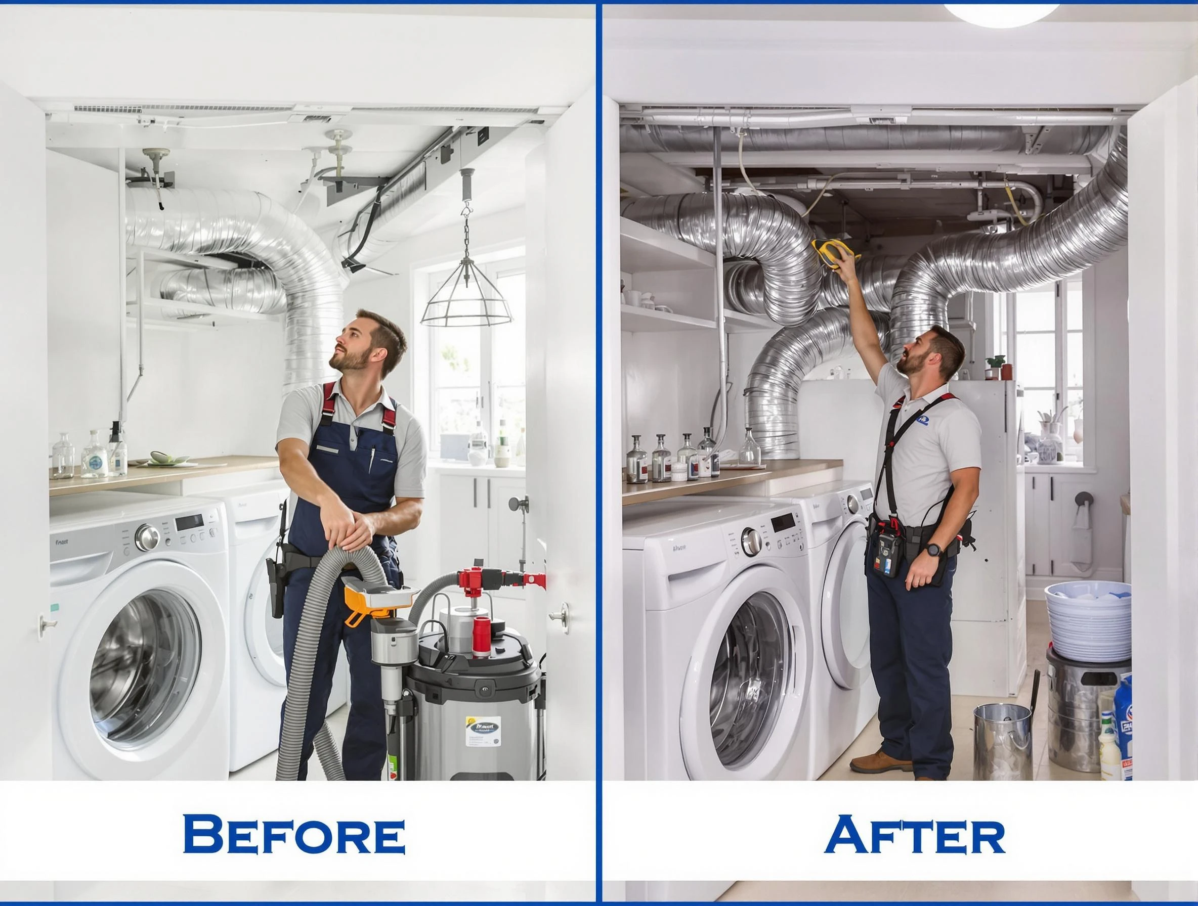 Expert gas dryer vent cleaning by Holly Springs Dryer Vent Cleaning in Holly Springs
